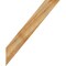 Ekena Millwork 6"W x 28"D x 34"H Traditional Rough Sawn Knee Brace, Western Red Cedar BRC06X28X34TRA00RWR - alternate 2
